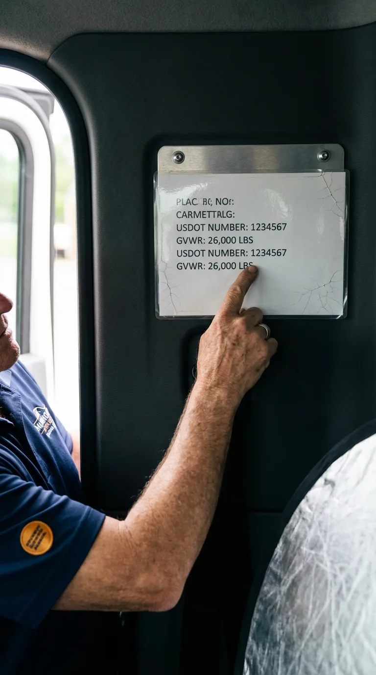 USDOT licensing placard verification in Loup City